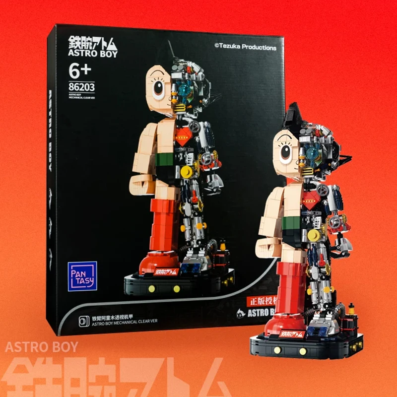 86203 Astro Boy Toy Building Blocks Kit,Collectible Build-and-Display Model for Home or Office Anmine Bricks Toys Gifts Kids