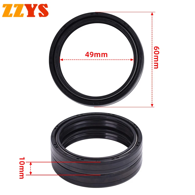 49x60x10 49 60 10 49*60*10 Motorcycle Parts Front Shock Fork Oil Seal