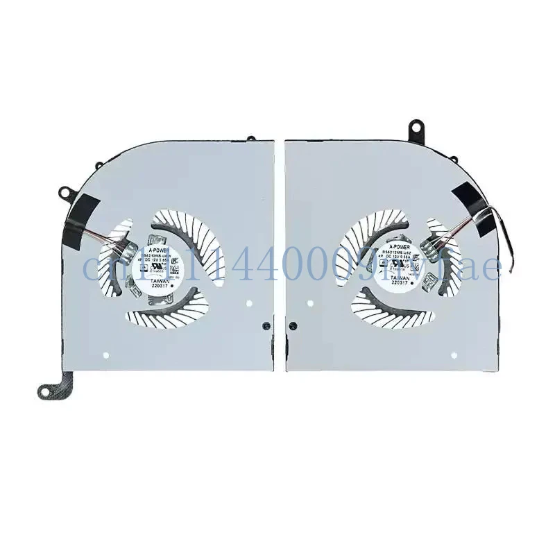 New Original Laptop CPU GPU Cooling Fan For MSI Creator Z16P B12UGST B12UMST BS6212MS-U5Z/U5W 12V 0.55A MS-15G1