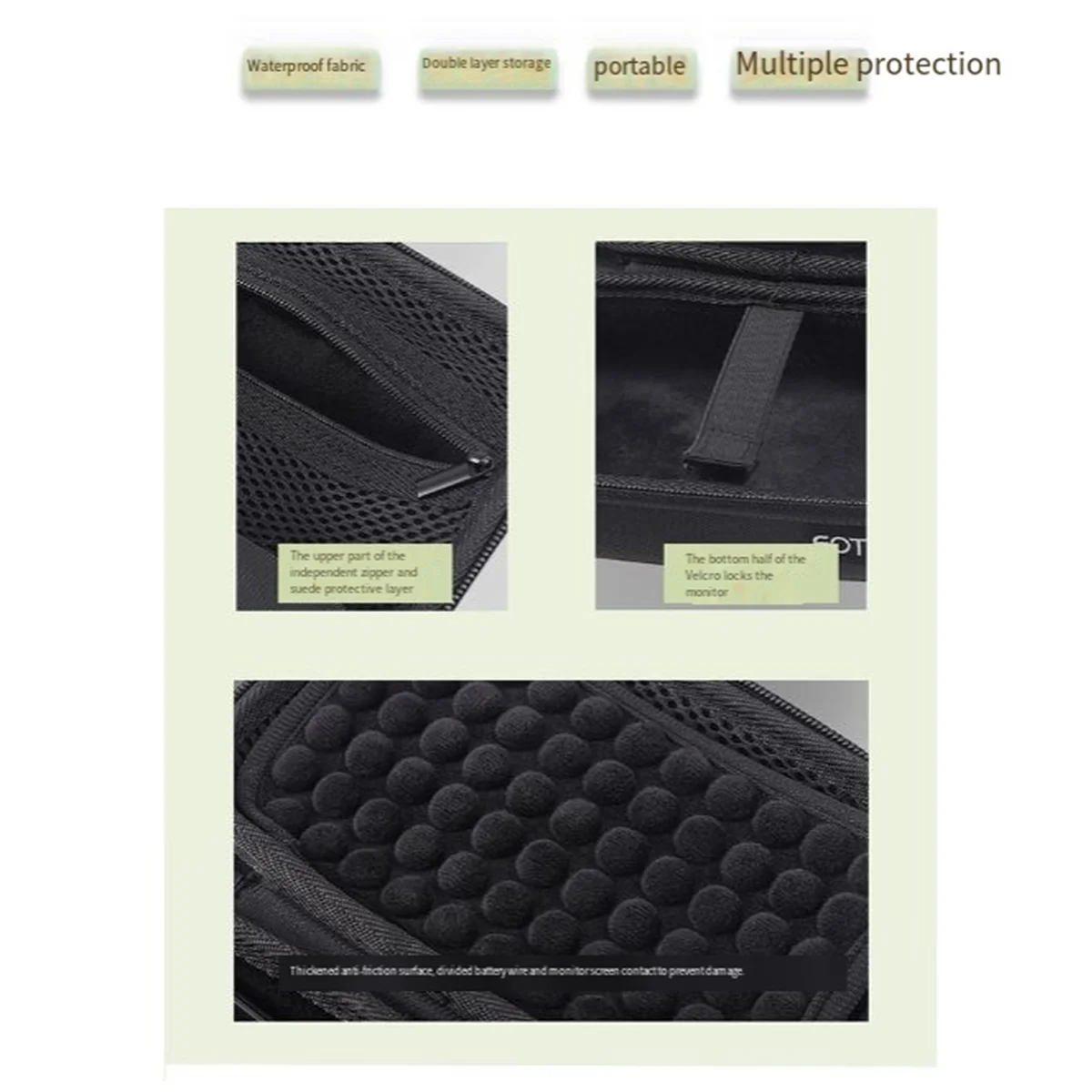 5-Inch Monitor Case - Travel Protective Carrying Storage Bag for Photographic Displays