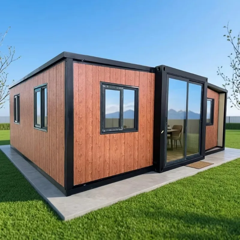 Prefabricated Galvanized High-strength Steel Frame Soundproof Fireproof Sandwich Panel Expandable Container House