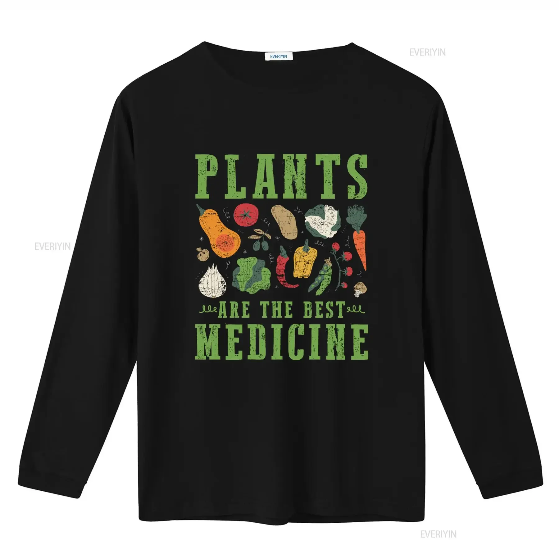 Plants Are The Best Medicine T Shirt Perfect for Plant Lovers Vegans Vegetable Veggie Eaters vintage Washed Soft streetwear
