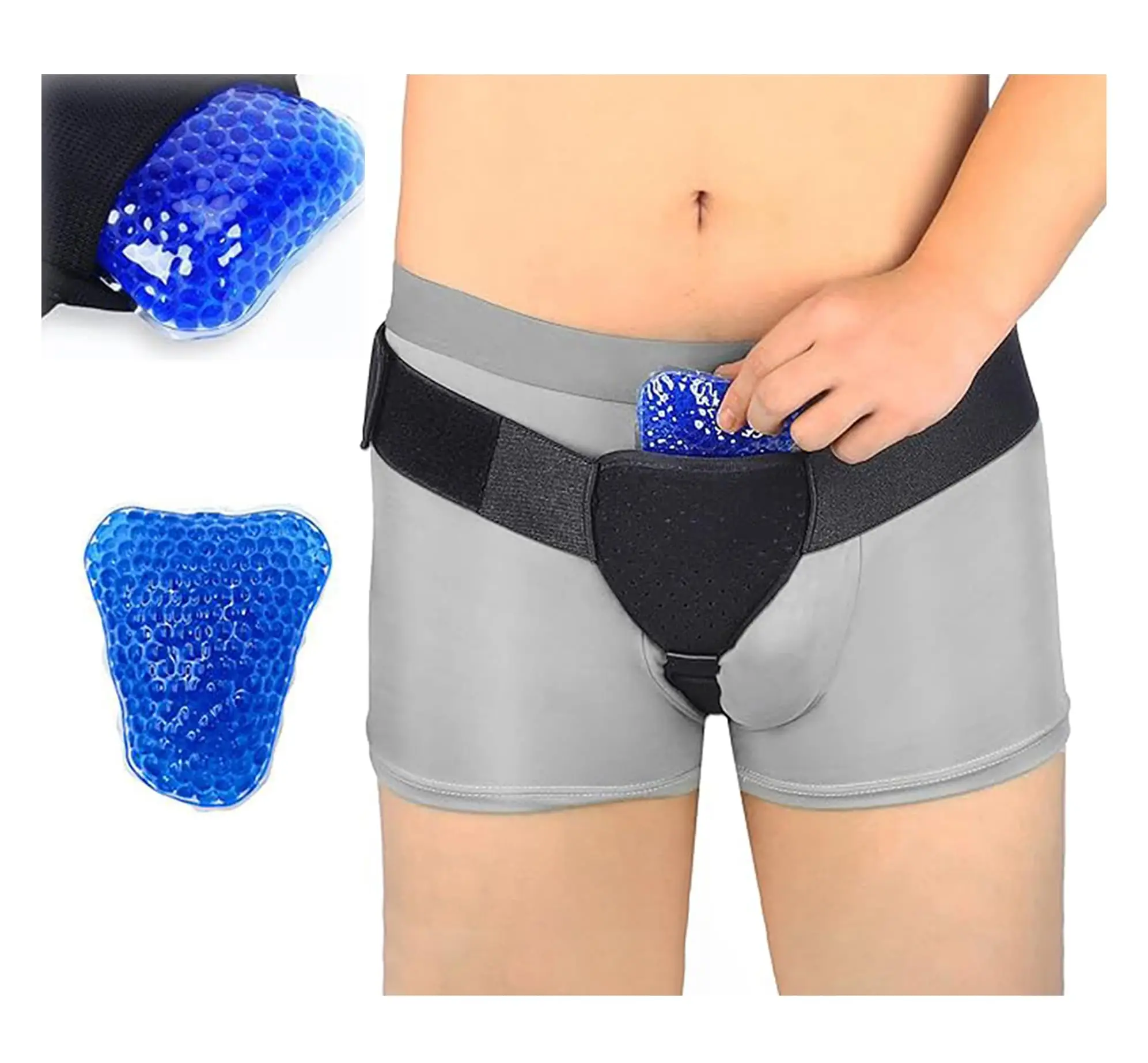 Belt For Men And Women Uses Cold And Hot Compresses To Relieve Groin Pain And Prevent Inguinal Hernias From Protruding