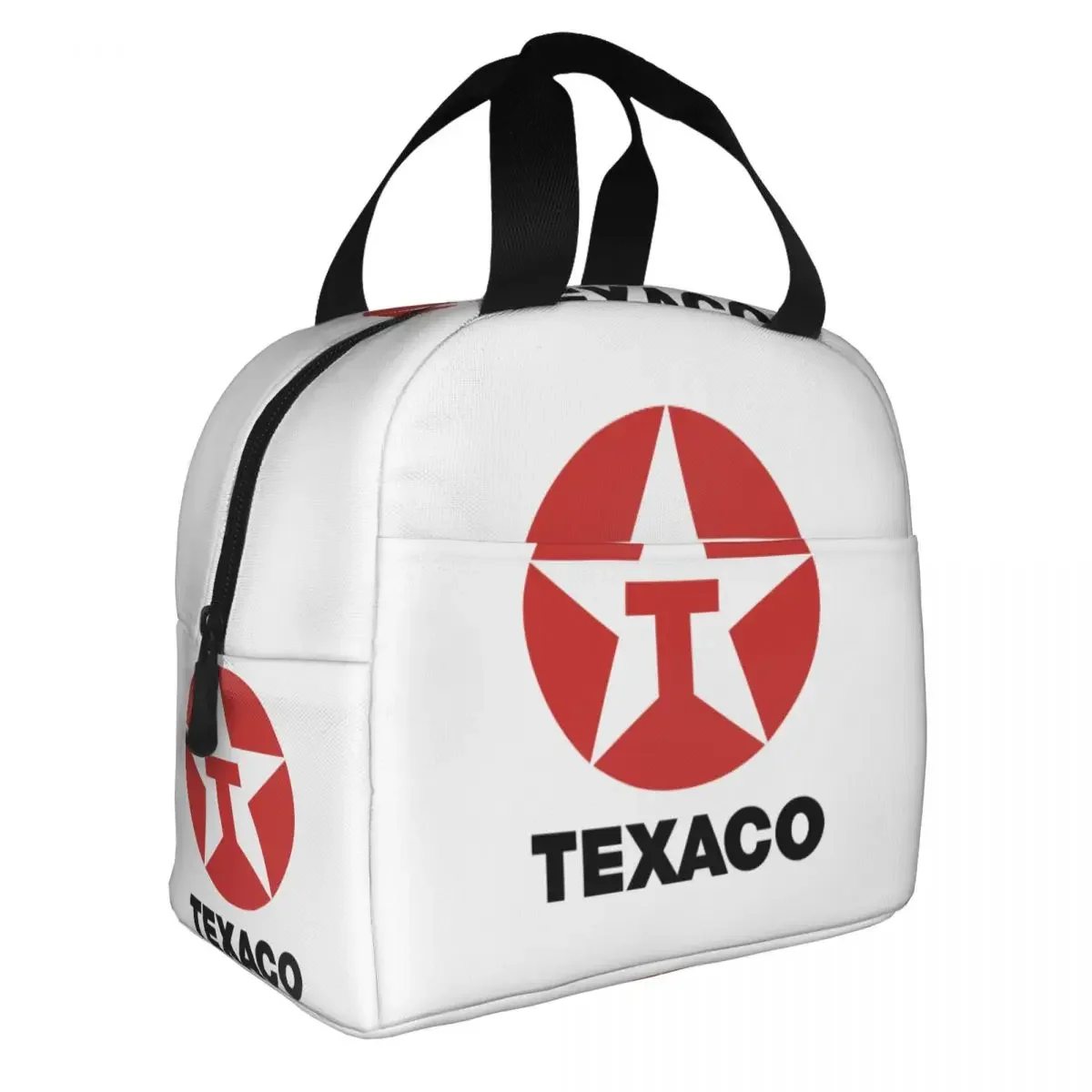 Texaco Insulated Lunch Tote Bag for Women Kids Portable Cooler Thermal Lunch Box Outdoor Camping Picnic Food Container Bags