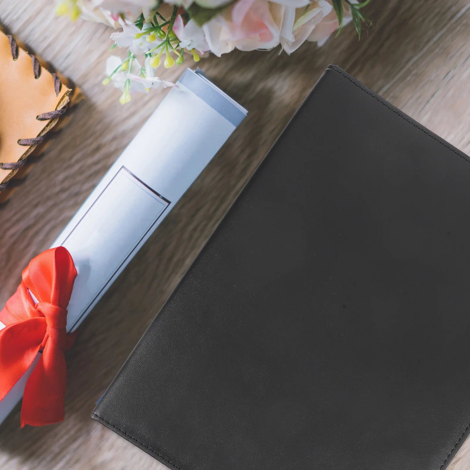 

Premium Diploma Cover Folder Certificate Protector Elegant Design Graduation Honor Documents Office Folders Storage