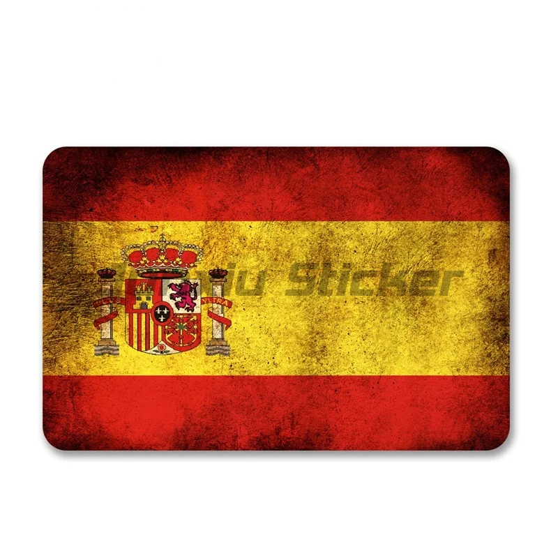 Spanien Flagge Aufkleber Helm Wandaufkleber Zimmer LKW Aufkleber LKW Motorrad Aufkleber Fahrradzubehör Auto Aufkleber Racing