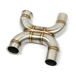For Triumph Bonnevile T100 T120 Bobber 900 1200  2017 2018 2019 2020 Exhaust Motorcross Middle Pipe Motorcycle Slip on