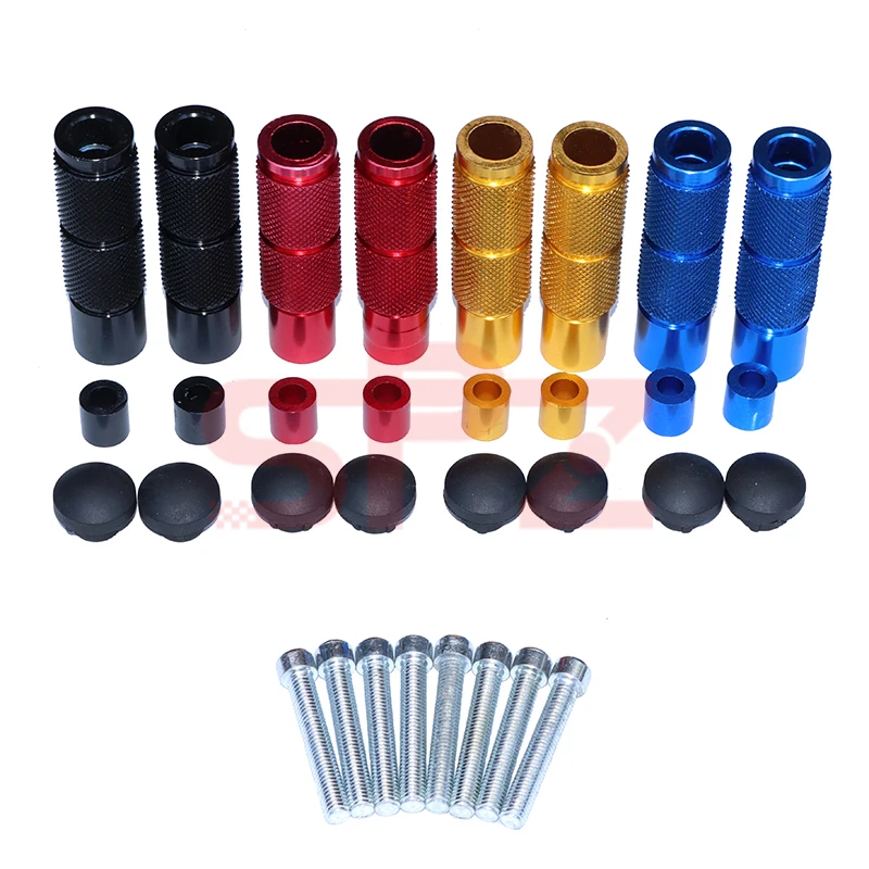 General CNC Aluminum Motorcycle Bike ATV Footrest Foot Nail Pedal Motorcycle Modification Parts