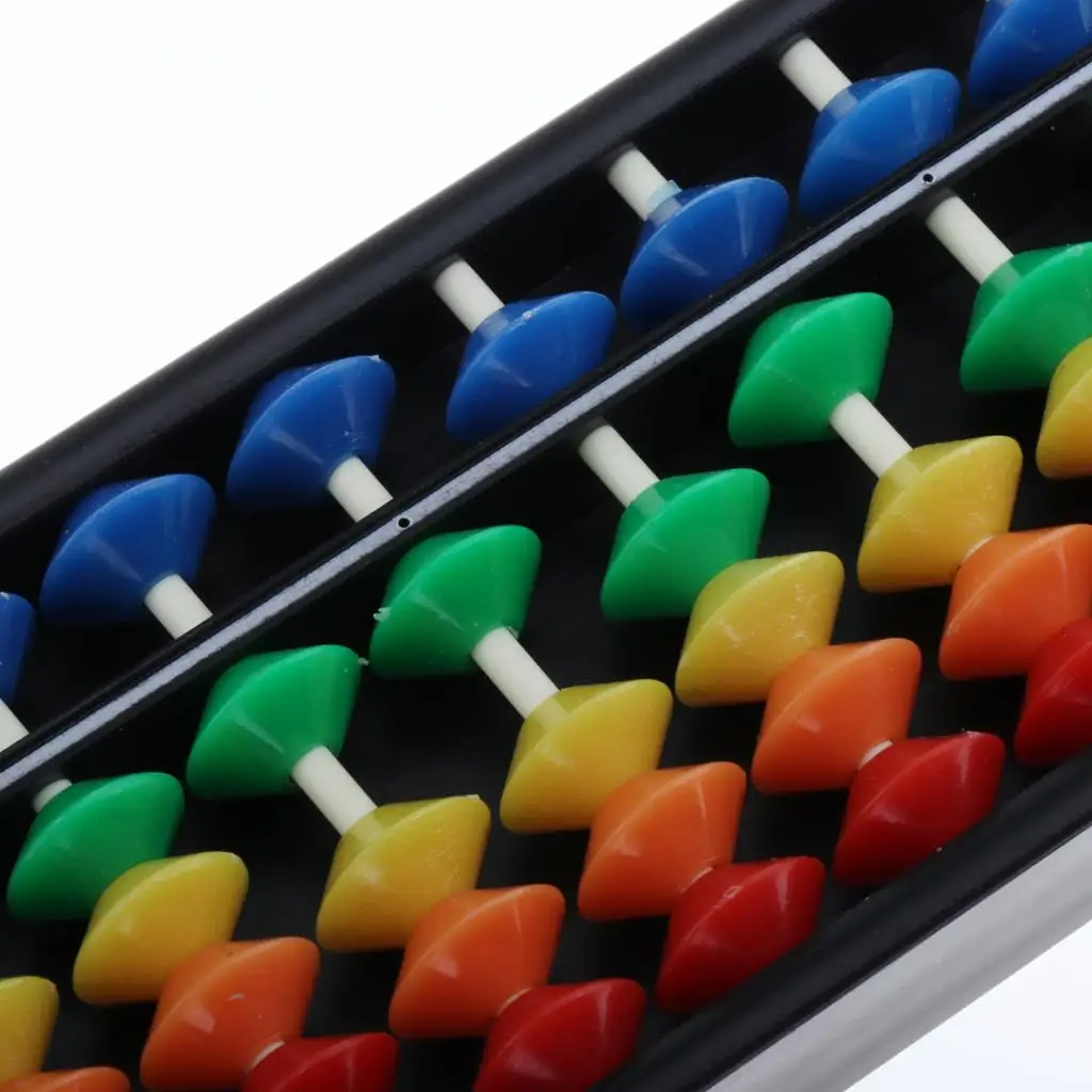 Imagem -06 - Matemática Plástica Calcular Ferramentas Chinês Abacus Soroban Azul 15 Varas