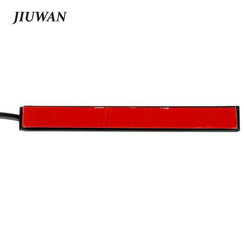Flexible 17 LED Universal Motorcycle Running Brake Light 8 Yellow 9 Red Led Motorcycle Light Strip Tail Stop Turn Signal Light
