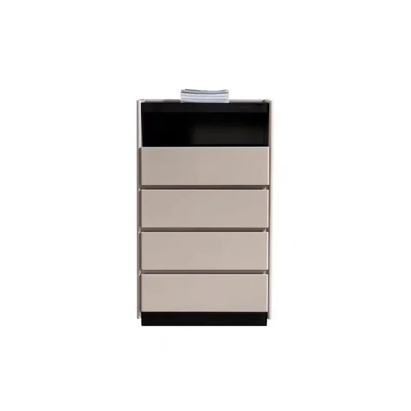 Sofa Side Cabinet Bedroom Combination Bucket Cabinet Smoke Superior Grey