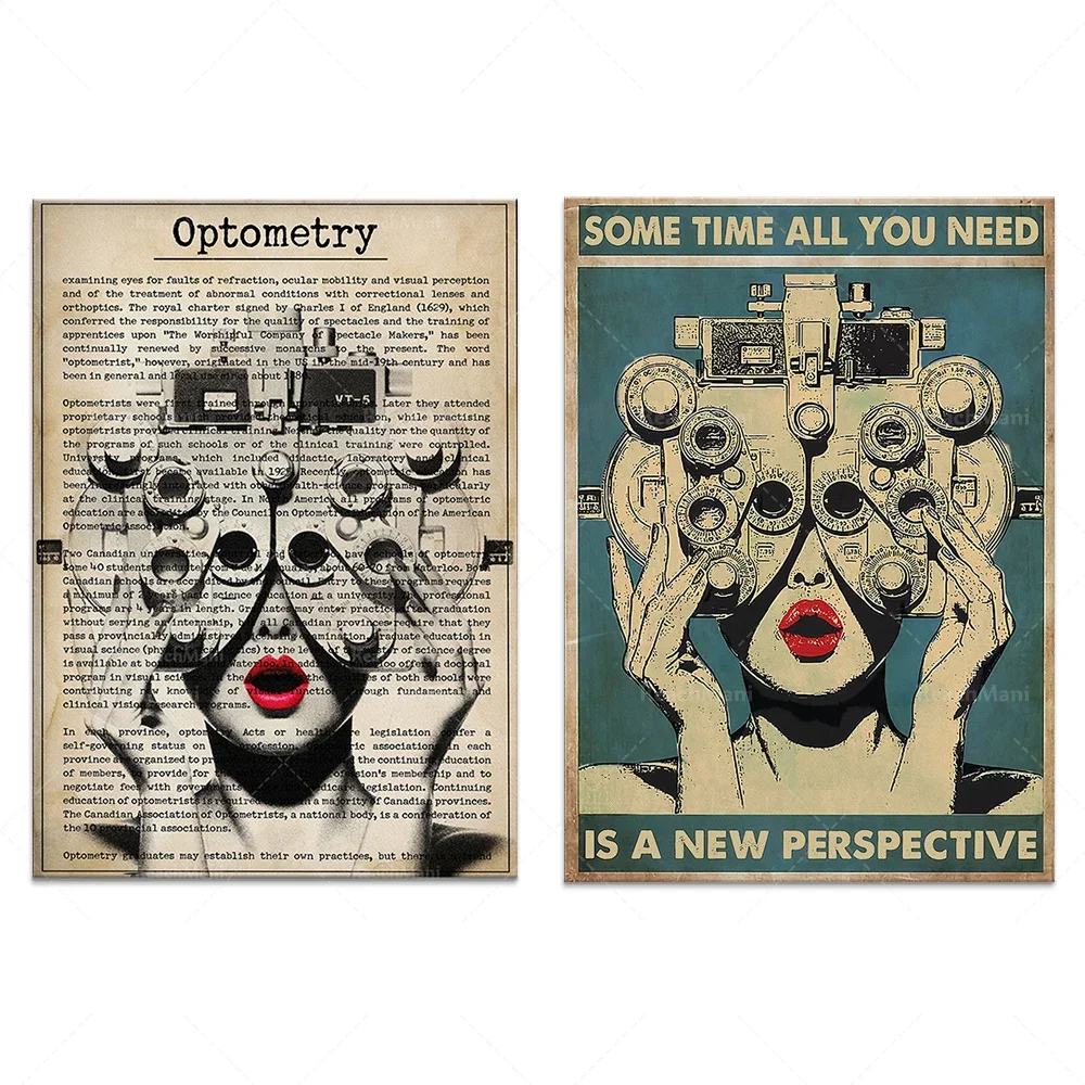 For a while you only need a new perspective poster, optometry poster printing, the best gift home decoration poster ever