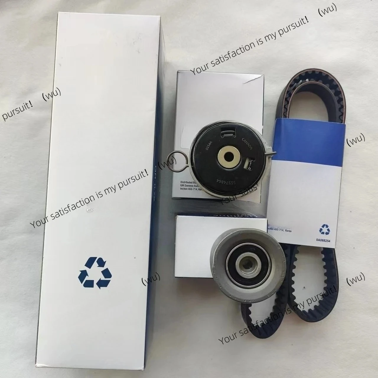 Timing Belt Tensioner Kit OEM# 24422964 24436052 95516740 55574864 For 09-14 Chevrolet Cruze Sonic Epica Buick Regal 1.6L 1.8L