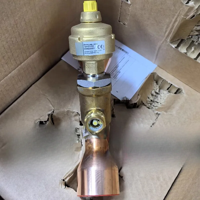 1pcs ETS400 034G3503 New Chiller Electronic Expansion Valve Central Air Conditioning Throttle Valve Regulating Valve