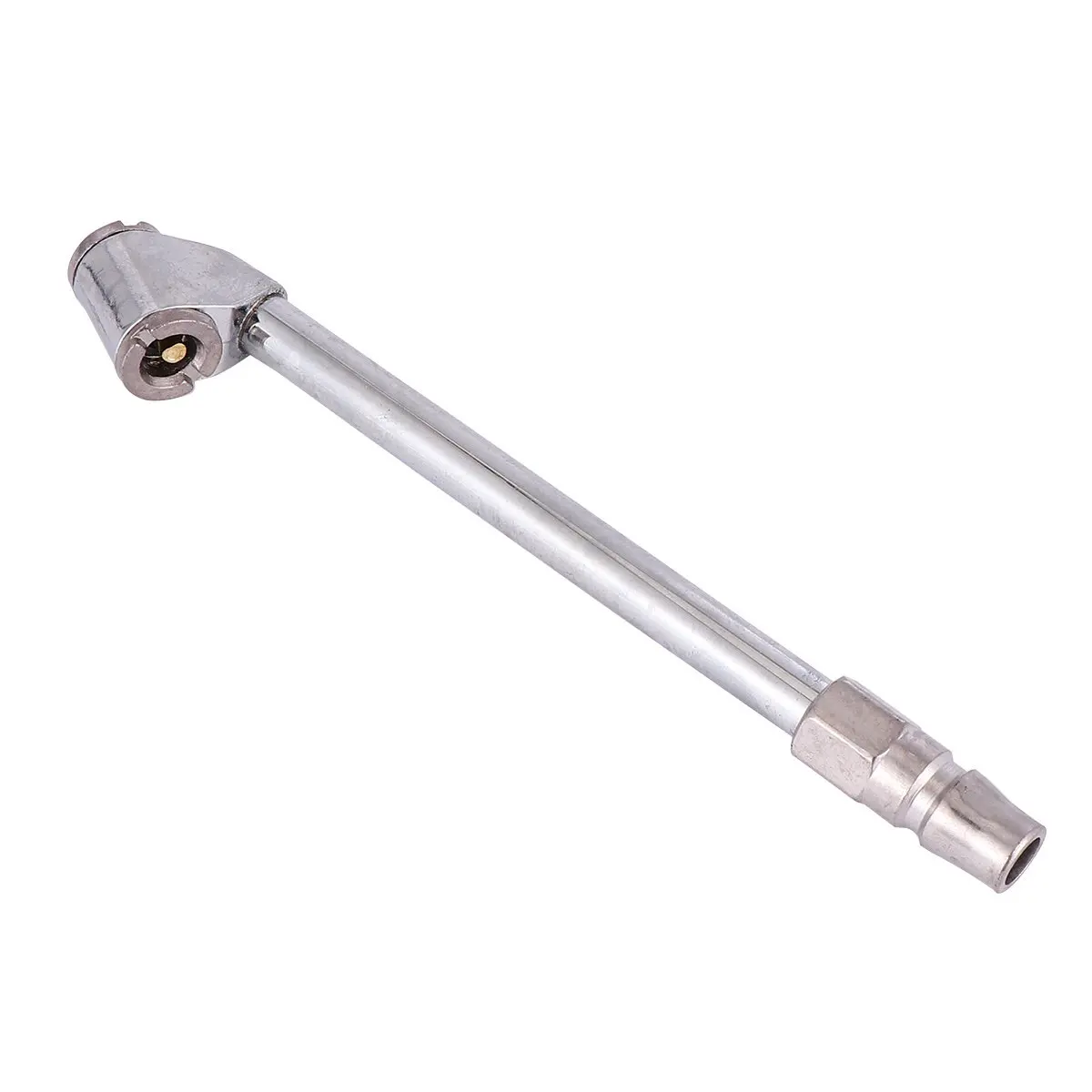 1Pcs Multifunctional Inflation Nozzle Metal Tire Extension Adapter Large Dial Accurate Reading Car Motorcycle Bicycle Inflator
