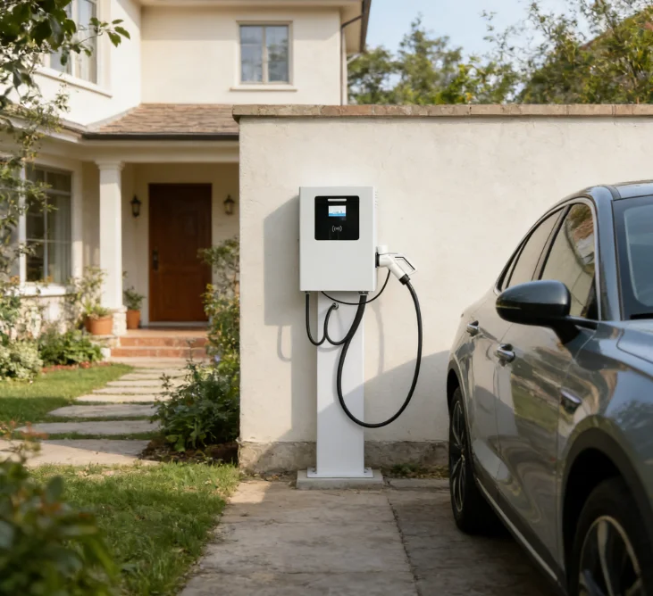 Wall-mounted 7-40KW OCPP DC Charging Station,Efficient DC Fast Charging, Wall-mounted Design Saves Space And Is More Adaptable