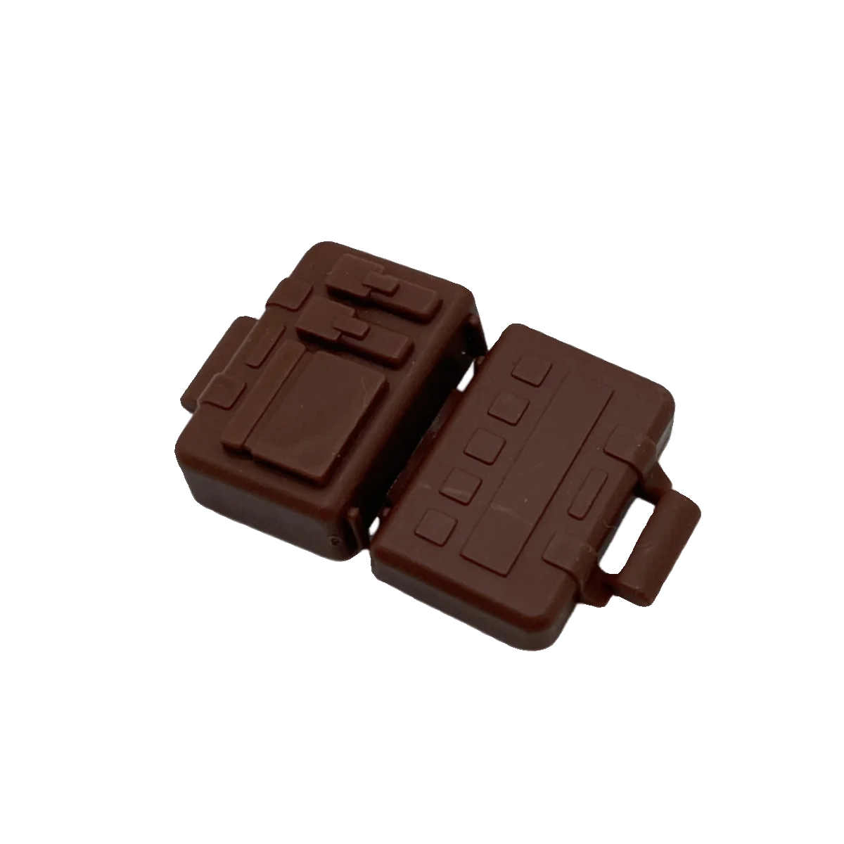 

Small particle building block MOC 33007 suitcase Treasure box figurine hand-held props assembly toy spare parts