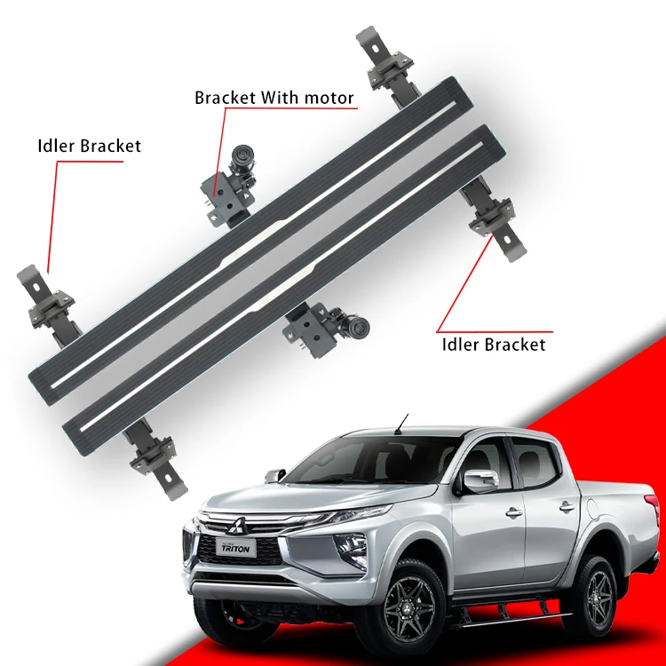 Waterproof car parts electric side step power running board For mitsubishi triton 4x4 L200 2015 2016 2019 2020 accessories