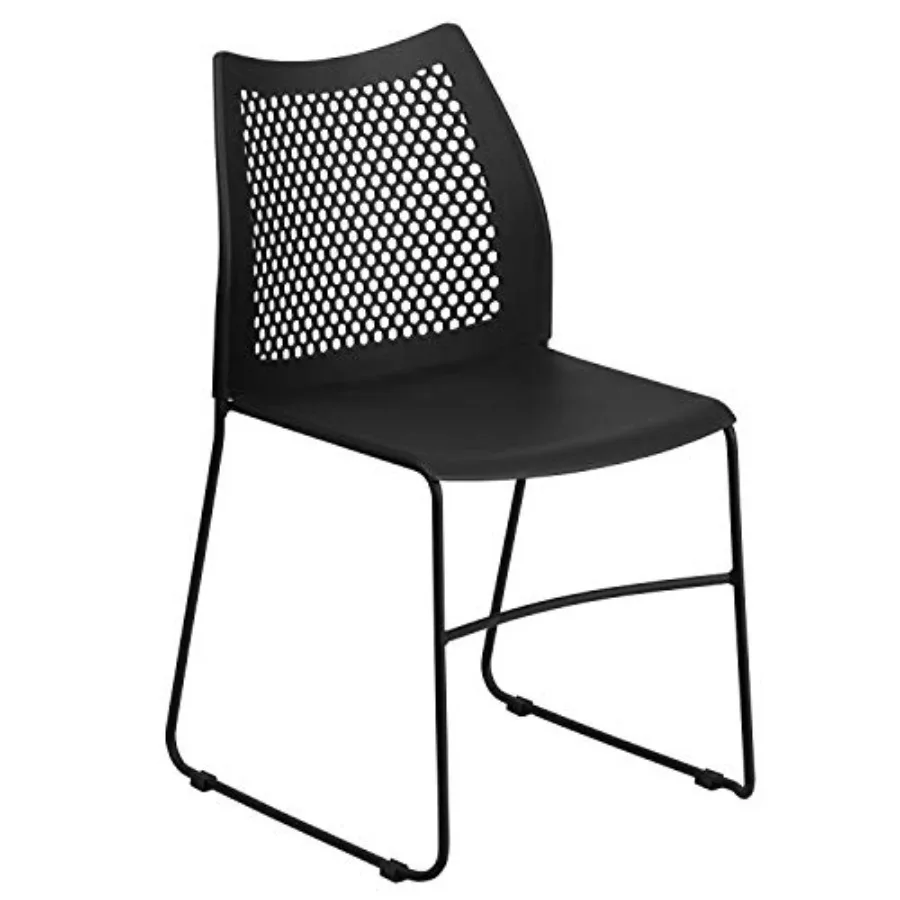 

Hercules Series Contoured Lobby Chairs with Air-Vent Honeycomb Backs, Ergonomic Stacking Chairs for Offices