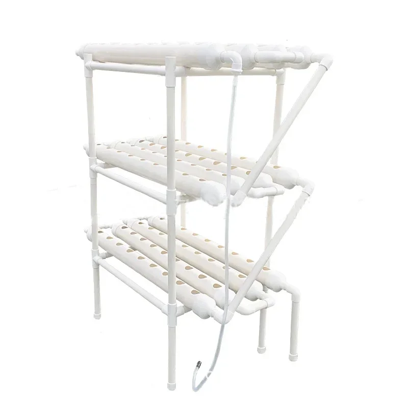 New Small Household Balcony Vegetable And Fruit Planting Rack 3 Layer 12 Tube Soilless Cultivation Vegetable Planting Machine