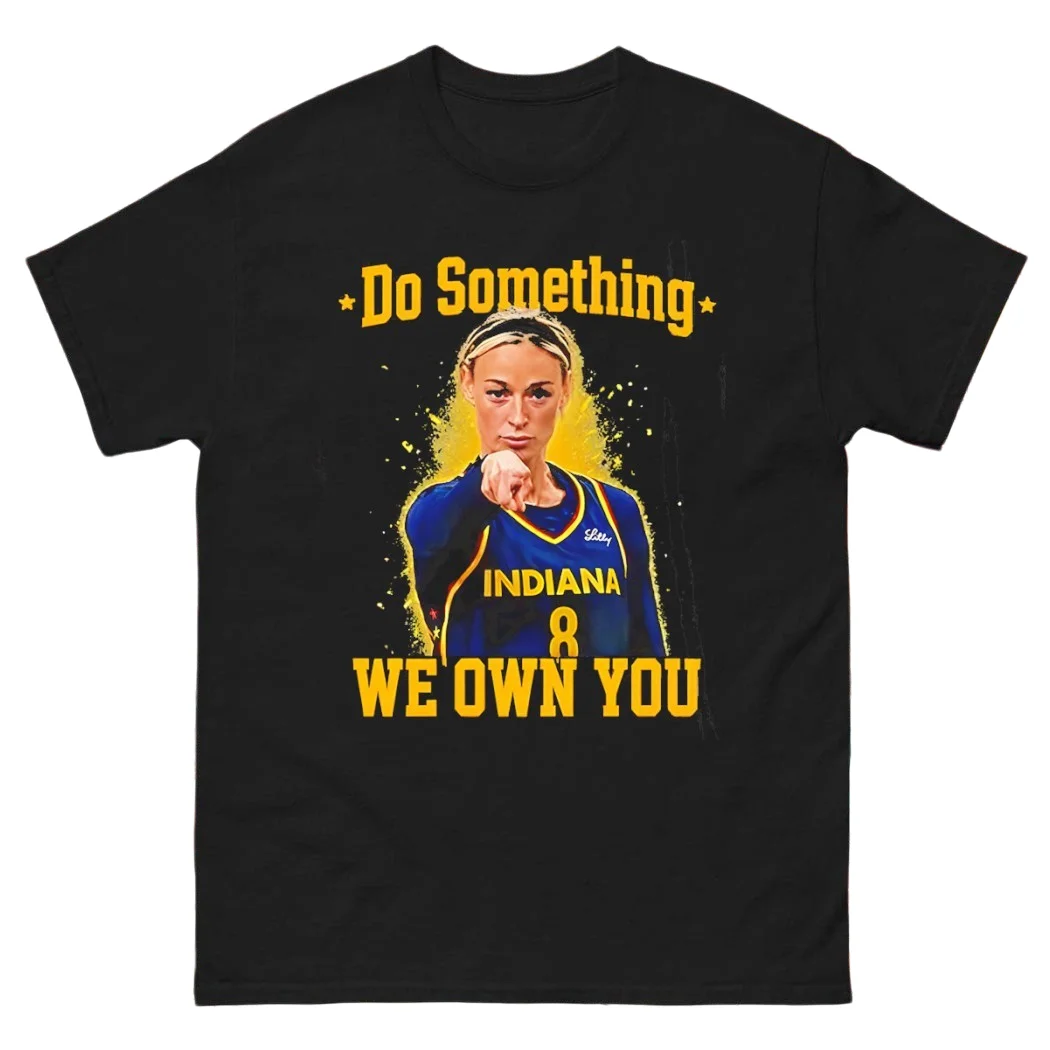 Sophie Cunningham pointing Printed 2026 Summer Merch Tshirt 100%Cotton Men's Women's Y2k Popular Oversized O-Neck Casual Tshirt