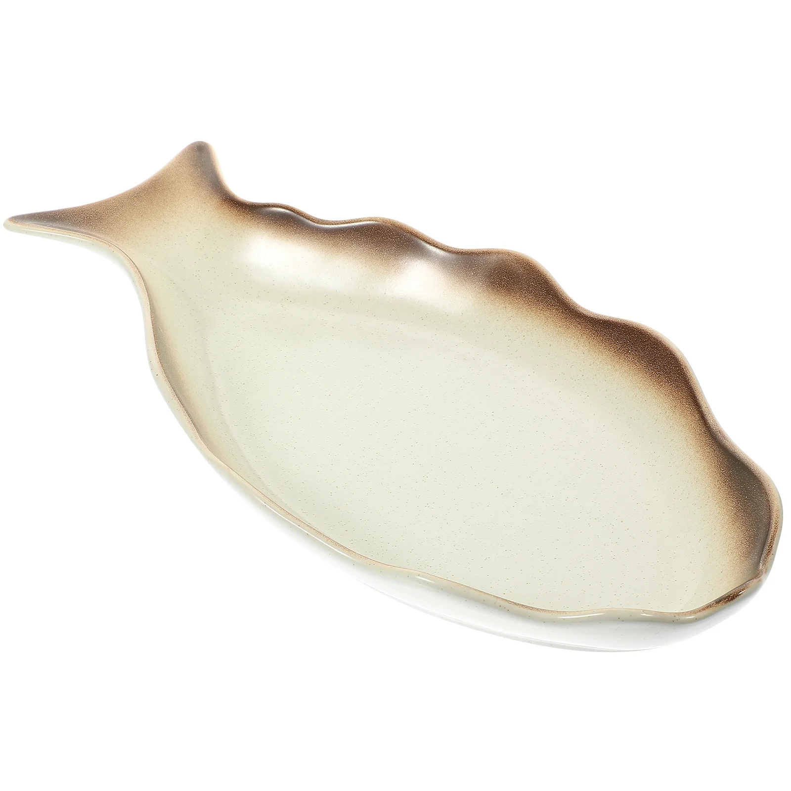 

Japanese Style Plate Serving Dish Snack Tray Fish Shaped Platter Holiday Dinner