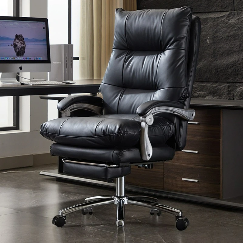 Office Chair, Swivel  Boss Computer Comfortable And Sedentary, Not Tired, Reclining And Sitting, Conference