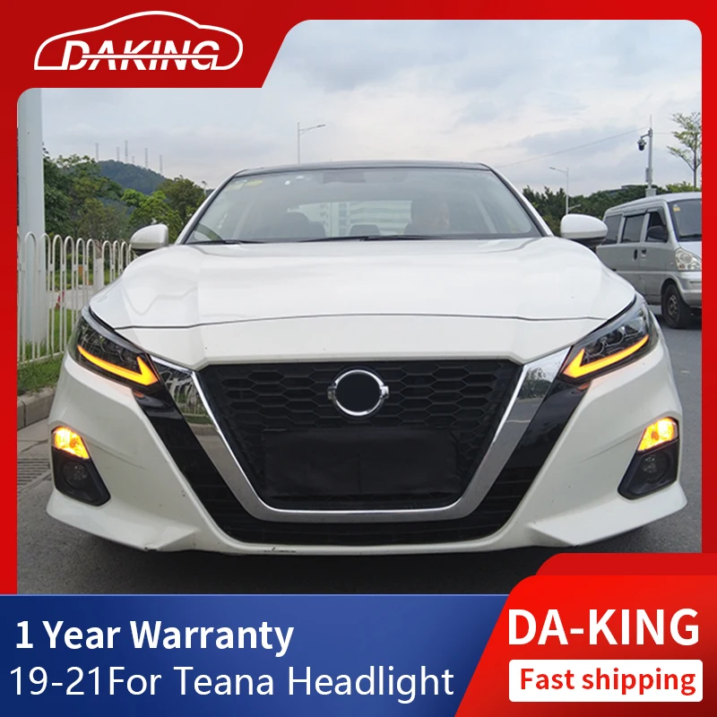 

LED Car Headlights for Nissan Altima Teana 2019-2021 Animation DRL Sequential Turning Signal Be-xenon Lens 4 Low And 6 High Lens