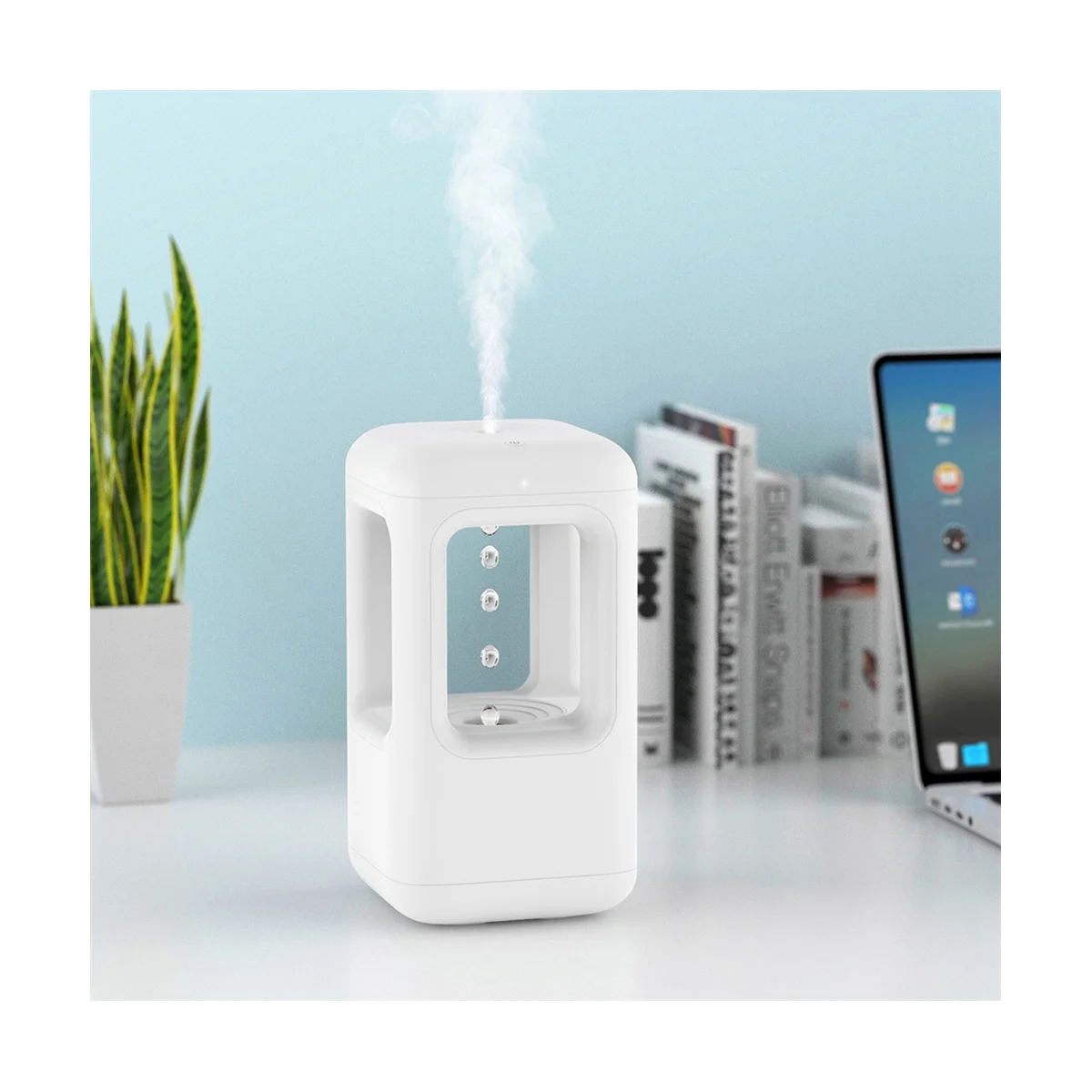 Humidifiers for Bedroom,Cool Mist Humidifier,Cute Air Drop Humidifier,Portable Anti Gravity Humidifiers