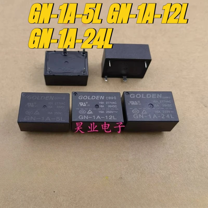 

（Brand New）1pcs/lot 100% original genuine relay:GN-1A-5L GN-1A-12L GN-1A-24L 4pins 16A 5V 12V 24V