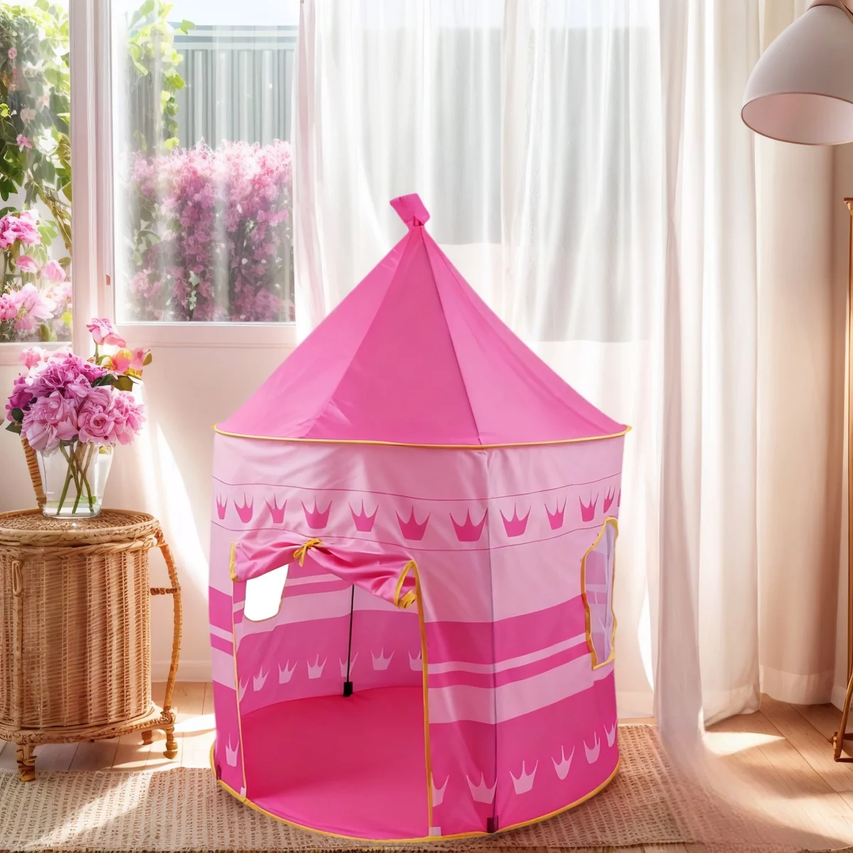يورت المرح للأطفال، قلعة لعبة مسرح محمولة، لعبة حكاية الأميرة الخيالية، خيمة ألعاب ترفيهية خارجية، ألعاب الشاطئ والعشب، هدايا عطلة الأطفال، هدايا عيد الميلاد والهالوين
