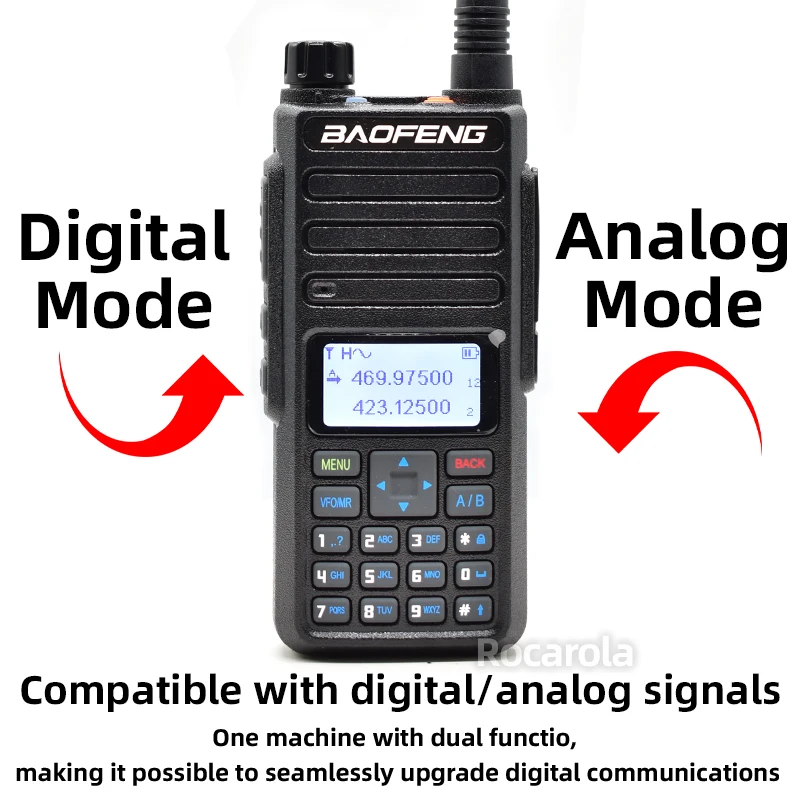 Baofeng DR-1801UV walkie talkie Long Range Motorola Compatible DMR Radio Boafeng Dual Band  Ham  Analogue  Walkie-talkies