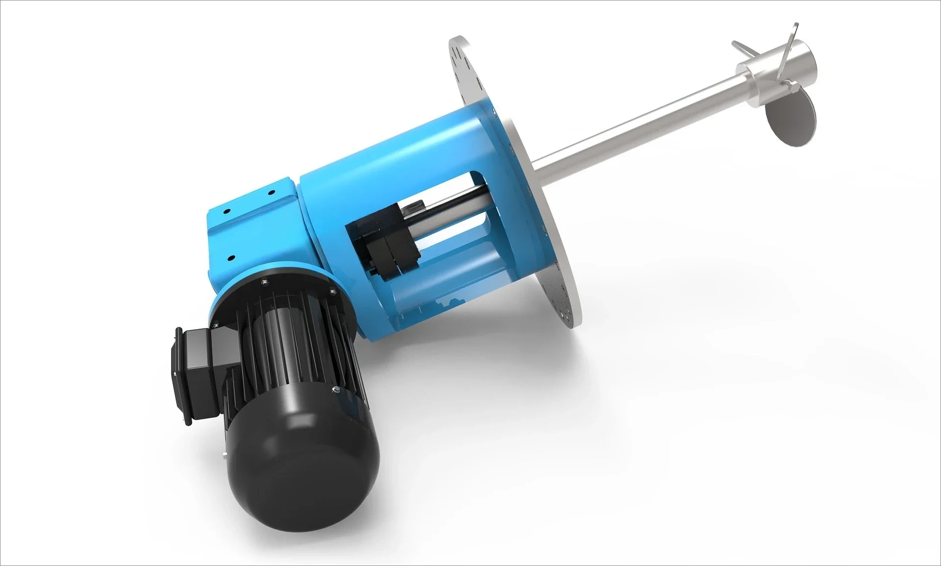 

Liquid mixer, vertical mixer, hinge type