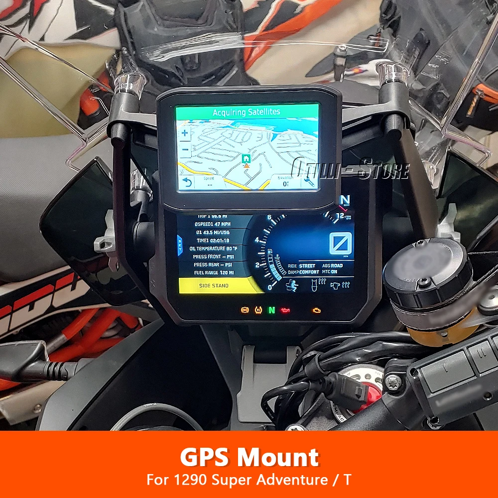 2015 2016 2017 Motorcycle Accessories Navigation Bracket Plate Phone Stand Holder GPS Mount For 1290 Super Adventure T - Image 2