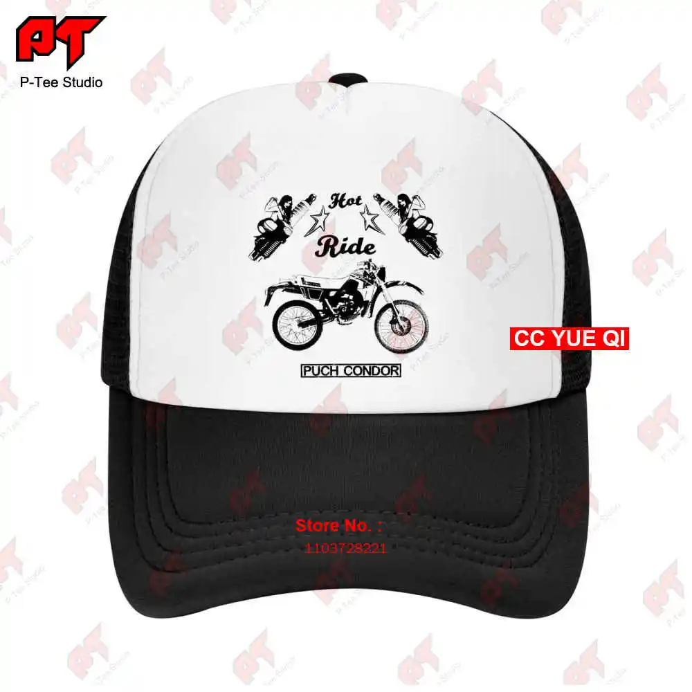 Puch Condor Pinup Motorcycle Bike Classic Cars Baseball Caps Truck Cap J936