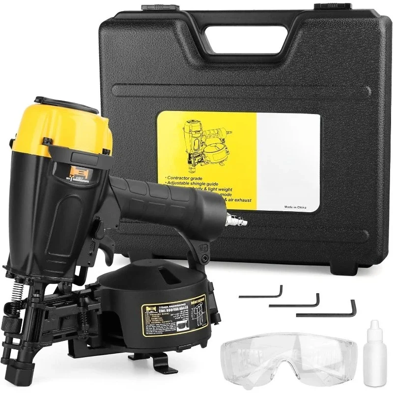 with Magnesium Housing 11 GA Roofing Nail Gun HBCN45P 7/8