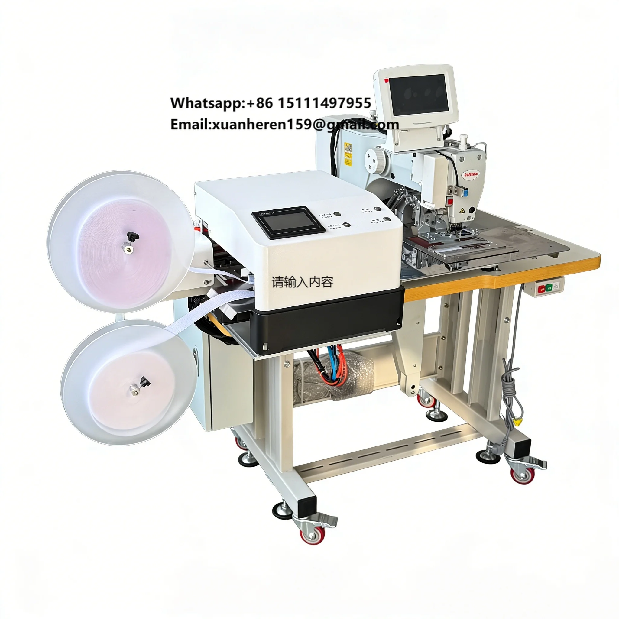 New TS-2210-VC-D Automatic Computerized Flat-Bed Industrial Lock Stitch Metal Sewing Machine Single Needle Motor Integrated Hook