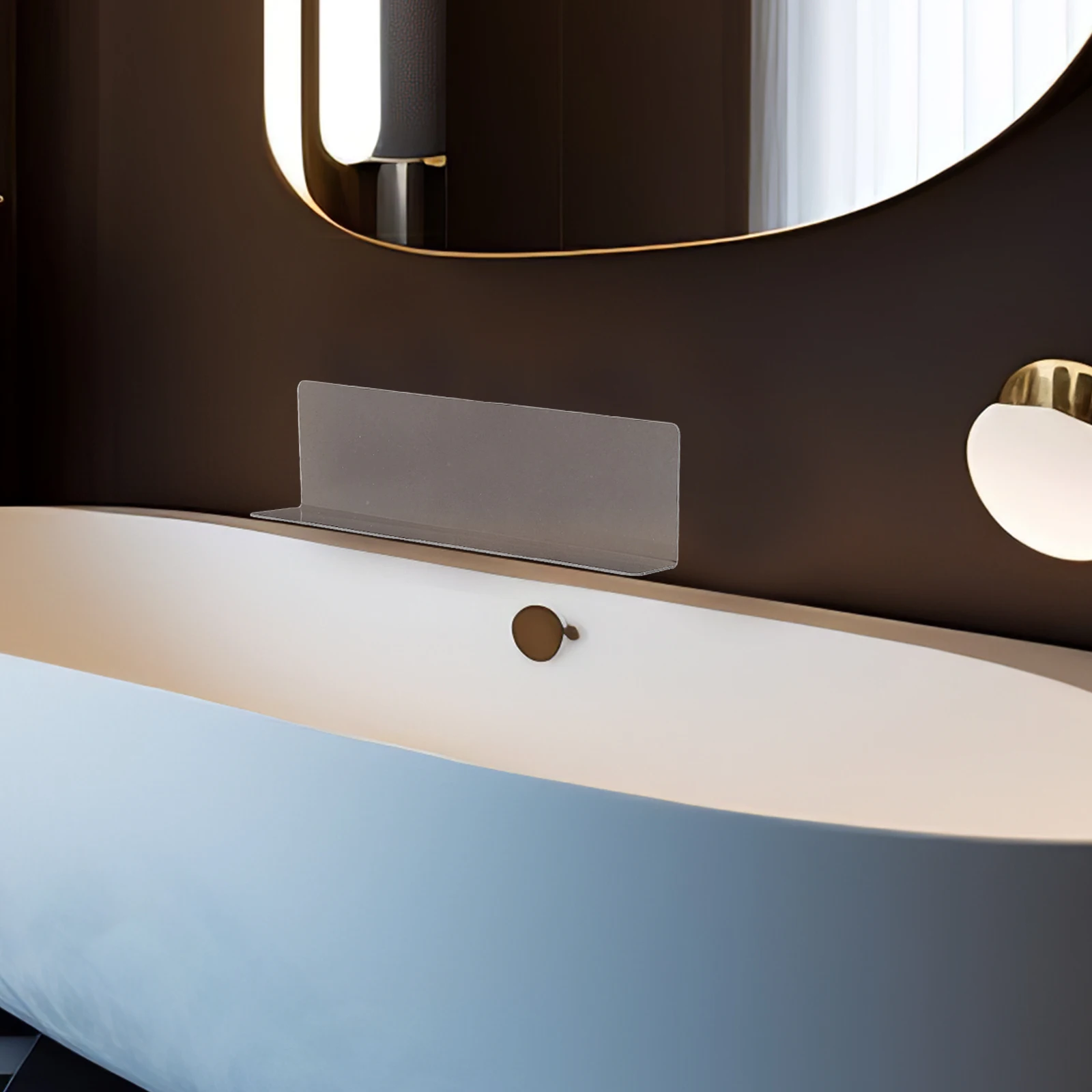 

Bathroom Splash Guard Tub Corner Splash Guard Bathtub PVC Shower Corner Water Barrier Shower Water Stopper Spatter Protector