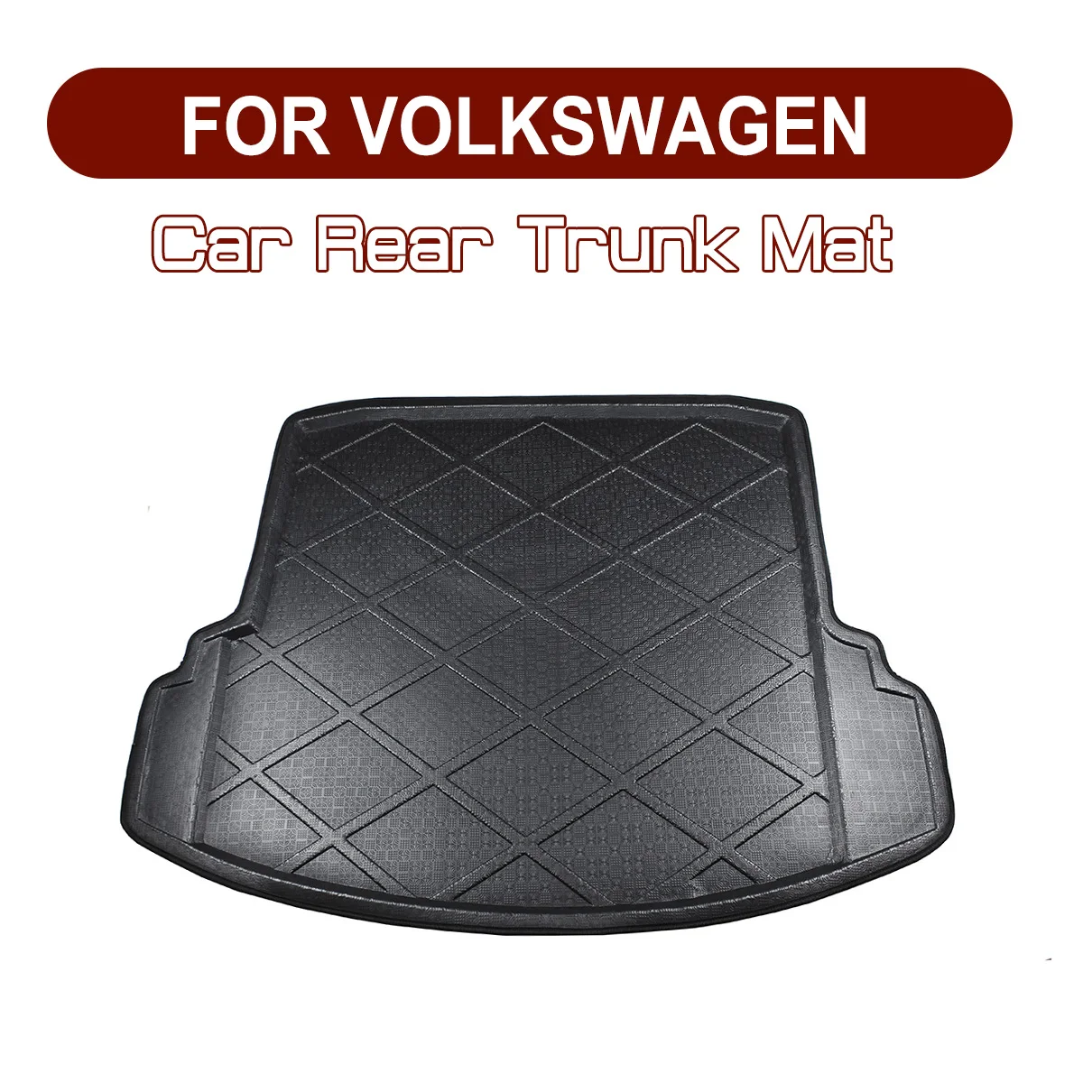 FOR  Golf Sciricco Jetta Touran CANDY POLO Touareg PASSAT BORA Tiguan Car Rear Trunk Boot Mat Floor Mats