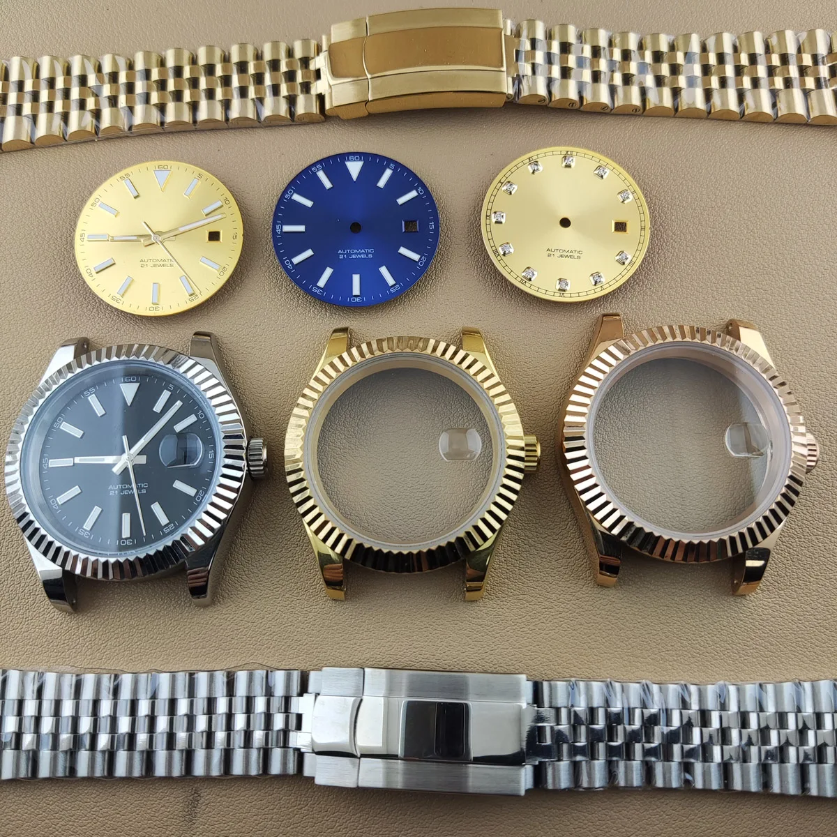 40.5mm case miyota8215 case nh35 case miyota8215 dial stainless steel 904L case automatic mechanical watch Miyita8215 movement