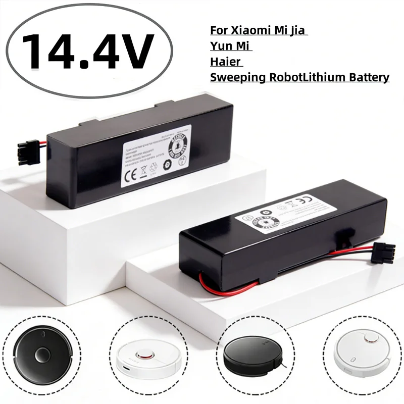 14.8V Lithium Battery for Xiaomi Mi Jia STYTJ02YM, Yunmi MVVC01-JG, Haier JX37 Sweeping Robot