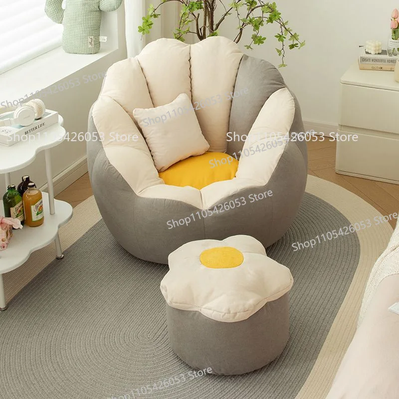 

Lazy sofa, small sofa, single recliner, bedroom sofa chair, lazy balcony, Internet celebrity small apartment, study flowers