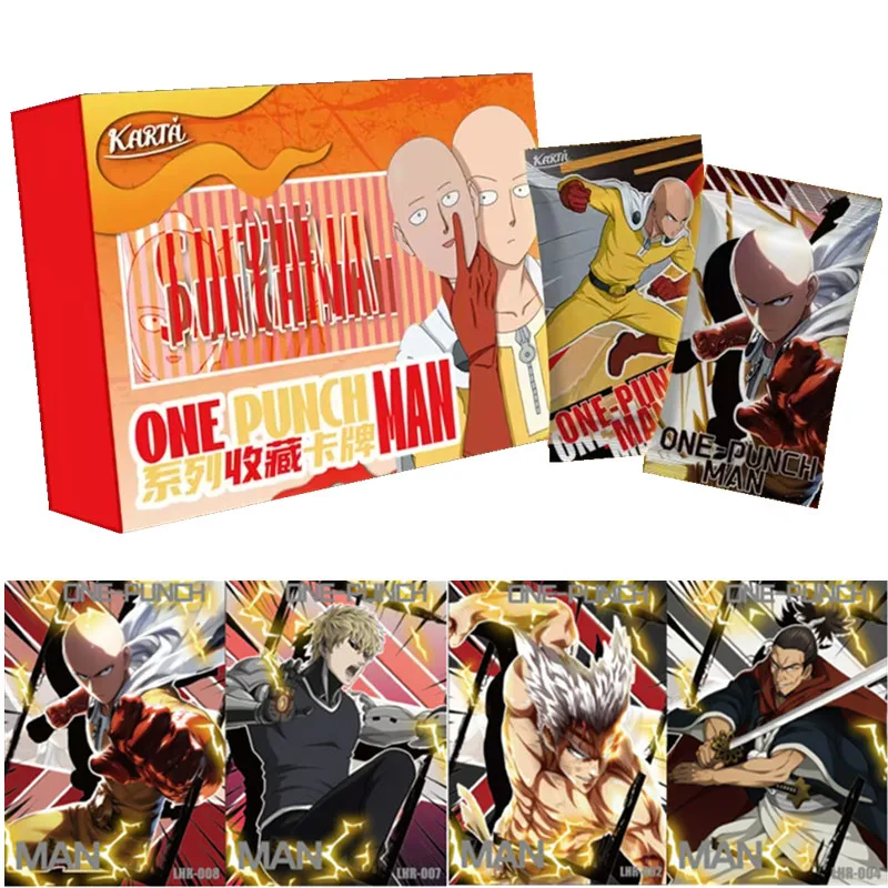 الأصلي واحد لكمة رجل بطاقة Saitama Genos BLAST الرسوم المتحركة شخصية لعبة جمع بطاقة لعب الأطفال هدايا عيد الميلاد