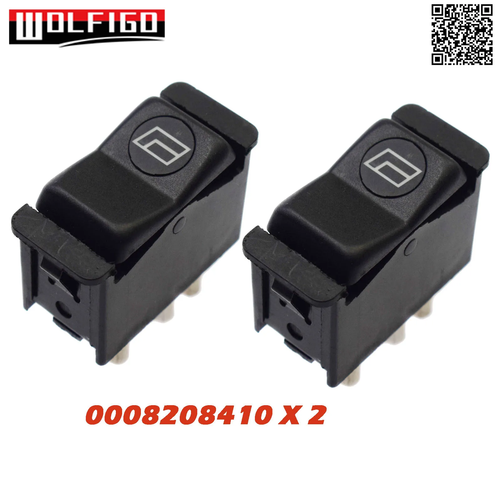 6 Pins FOR Mercedes W123 190D 190E 240D 380SL 560SL 1PC / 2PCS Power Window Switch In Rear Door Panels 0008208410,0028203610KZ