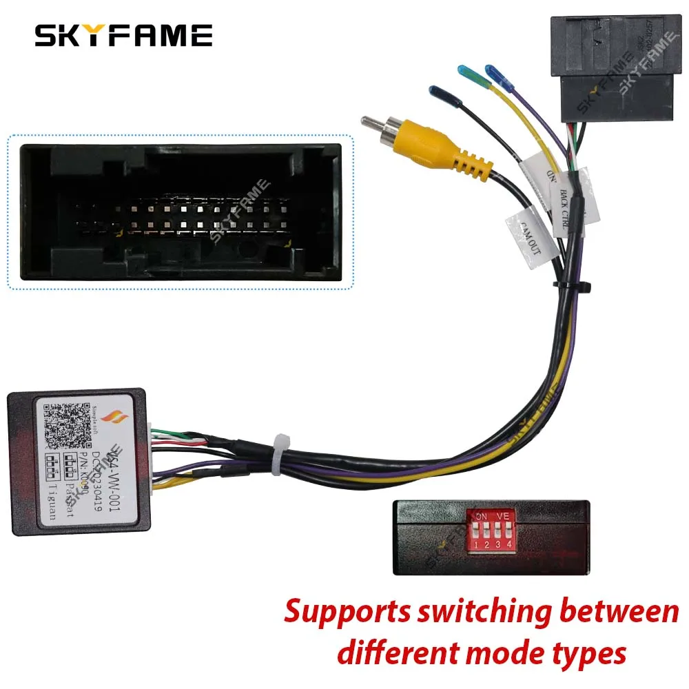 Car Reverse Camera RGB Video Converter Box Decoder For Volkswagen Golf Magotan Jetta Passat CC Tiguan Polo Scirocco Touran