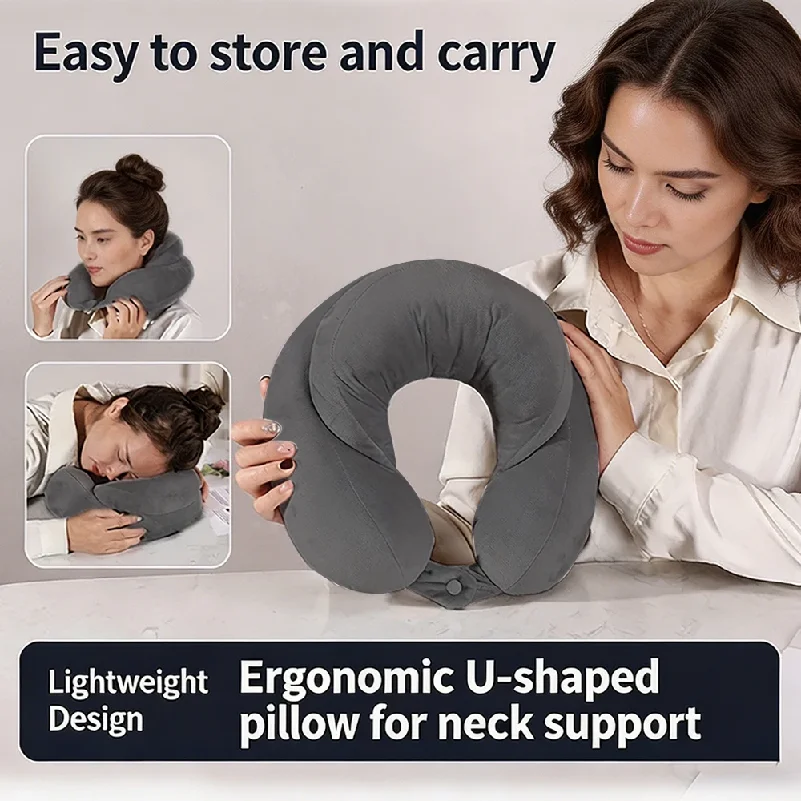 U-shaped Aircraft Travel Neck Pillow,Office Nap Pillow Car Airplane Pillow Neck Ergonomic Head Support,Suitable for Daily Use