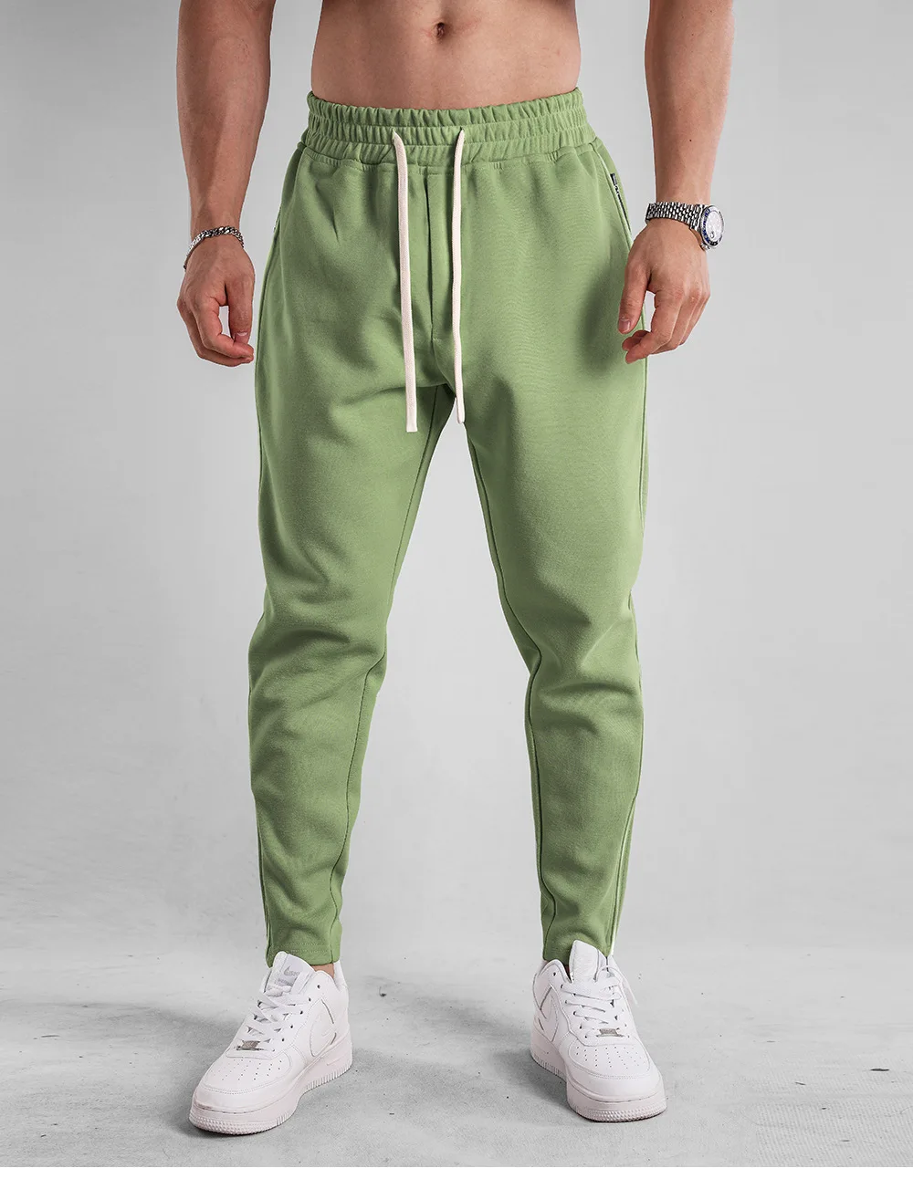 Neue Einfarbig Jogginghose Lässige Workout Hosen Herbst 1/2Pcs Leichte Cargo Hosen Outdoor Gym Fitness Kordelzug Hosen – Detail 8