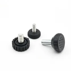 4pcs Adjustable Furniture Bolt Chair Feet Level Floor Protector Leg Pad Base M8 M6 Sofa Table Screw-in Furniture Accessory