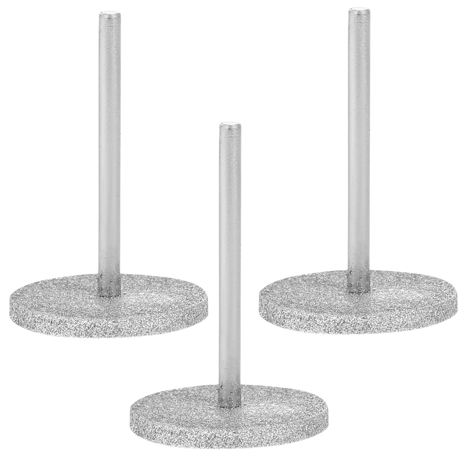

3 Pcs Manicure Tools Drill Bits Nail Sanding Flat Cuticle Diamond Disc for Pedicure Discs