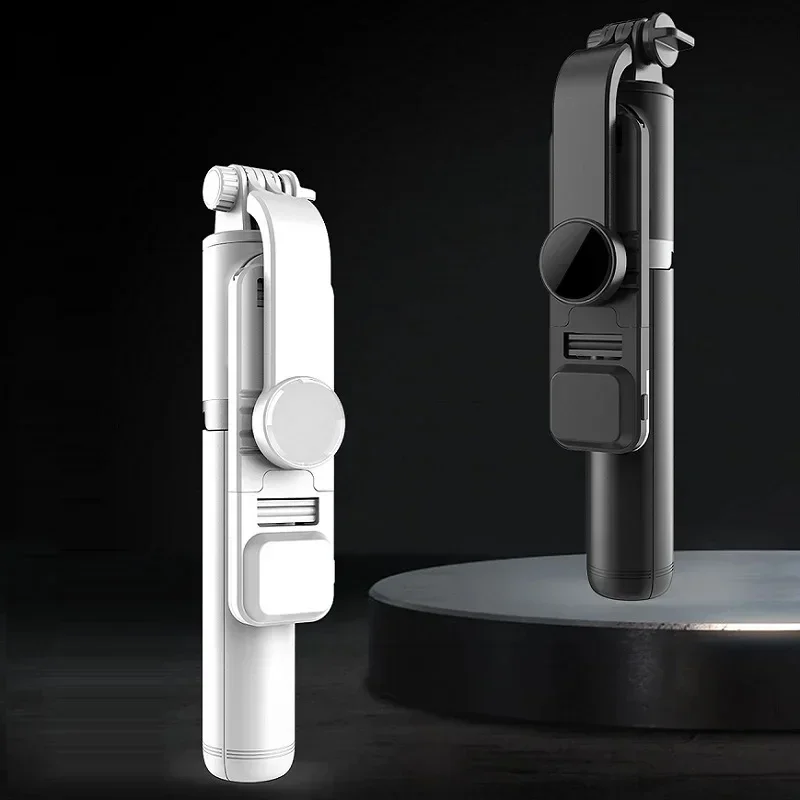 عصا سيلفي بلوتوث لاسلكية من Xiaomi مقاس 1045 مم مع حامل ثلاثي القوائم ممتد بإضاءة LED مع مصراع عن بعد للهاتف المحمول الذي يعمل بنظام Android IOS